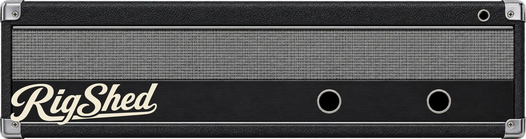 The RigShed amp panel showing a loaded capture, with Level and Mix controls